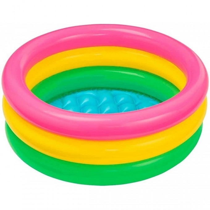 Бассейн надувной INTEX «РАДУГА» , 86 х 25 см, 1-3 лет 58924
