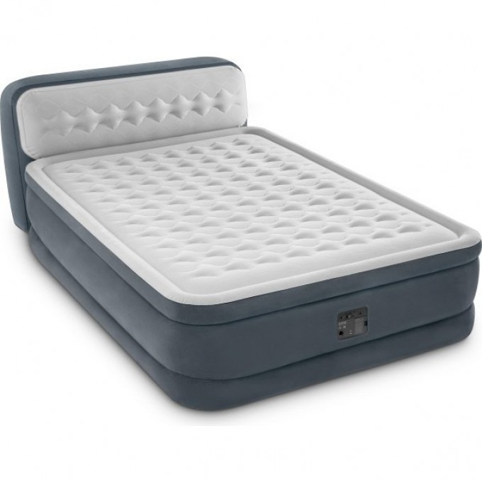 Надувная кровать INTEX ULTRA PLUSH , 152 х 236 х 86 см, с встроенным насосом 220-240V 64448